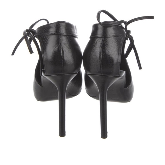 Saint Laurent leather ankle boots, black, size 37.5 / 7.5 - Picture 4 of 5